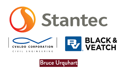 CCEE Design Day Program Sponsors: Stantec, CVALDO Corporation, Black & Veatch, and Bruce Urquhart