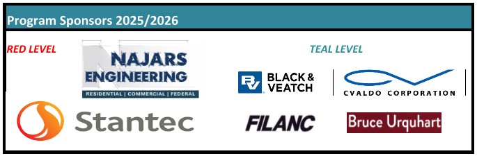 CCEE Design Day Program Sponsors: Stantec, CVALDO Corporation, Black & Veatch, and Bruce Urquhart